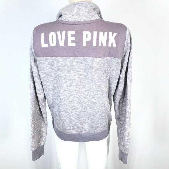 Love pink half zip pullover - Picture 2 of 9